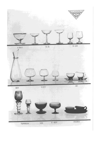 Gullaskruf 1959 Swedish Glass Catalogue, Page 18