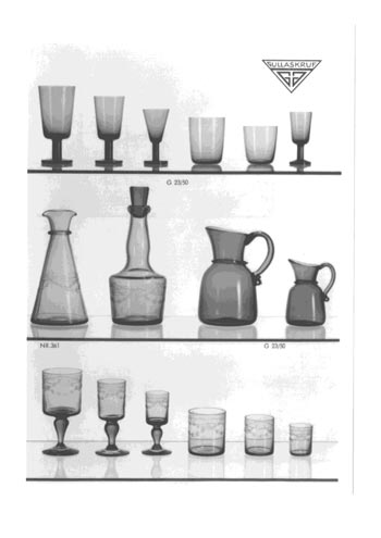 Gullaskruf 1959 Swedish Glass Catalogue - Extra, Page 12
