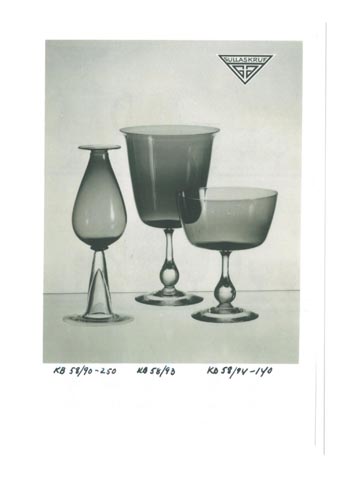 Gullaskruf 1959 Swedish Glass Catalogue - Extra, Page 16