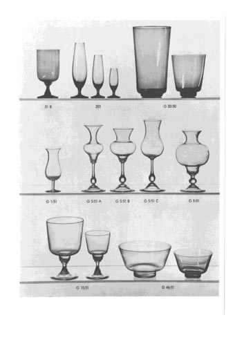 Gullaskruf 1963 Swedish Glass Catalogue, Page 9