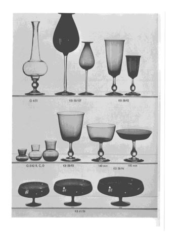 Gullaskruf 1963 Swedish Glass Catalogue, Page 12