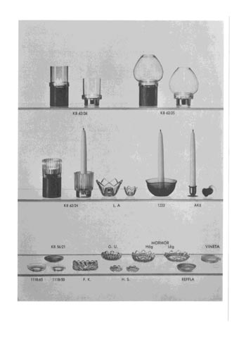 Gullaskruf 1963 Swedish Glass Catalogue, Page 21
