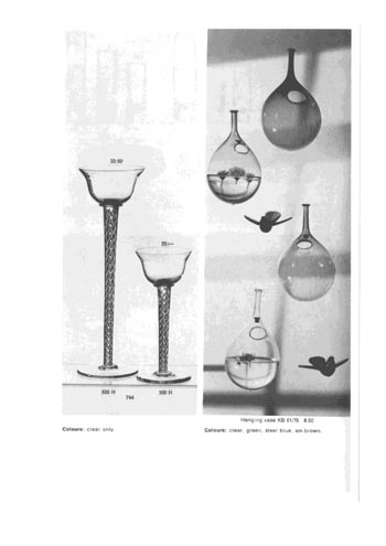 Gullaskruf 1968 Swedish Glass Catalogue, Page 10