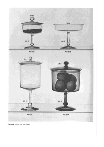 Gullaskruf 1968 Swedish Glass Catalogue, Page 16