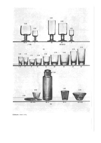 Gullaskruf 1968 Swedish Glass Catalogue, Page 31