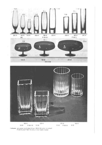 Gullaskruf 1969 Swedish Glass Catalogue, Page 11