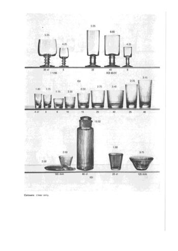 Gullaskruf 1969 Swedish Glass Catalogue, Page 30