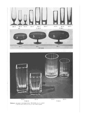 Gullaskruf 1970 Swedish Glass Catalogue, Page 11