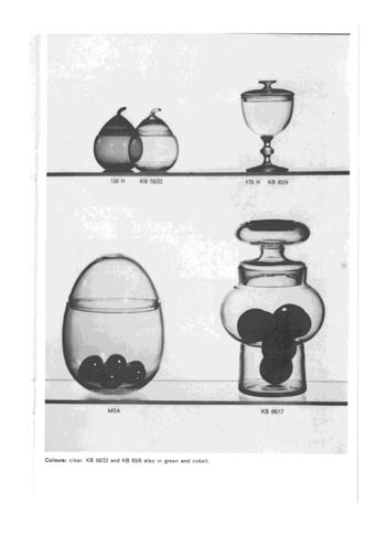 Gullaskruf 1970 Swedish Glass Catalogue, Page 17