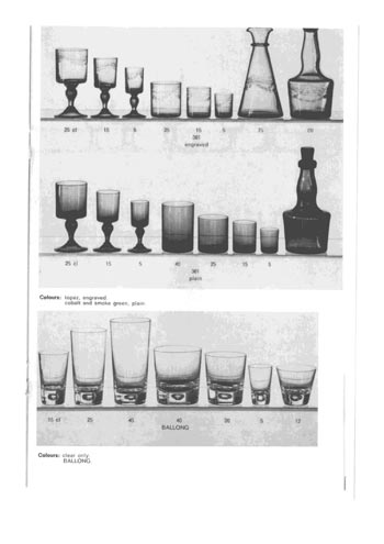 Gullaskruf 1970 Swedish Glass Catalogue, Page 28