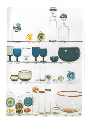 Gullaskruf 1970 Swedish Glass Catalogue, Page 51