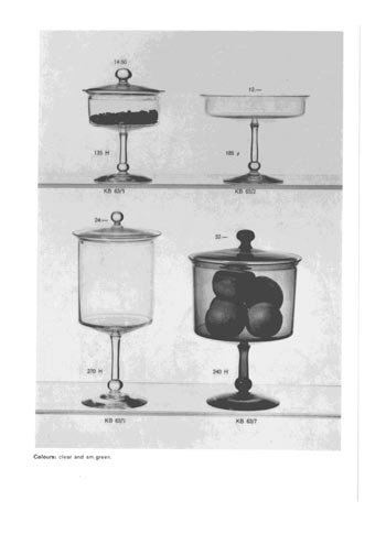 Gullaskruf 1972 Swedish Glass Catalogue, Page 16