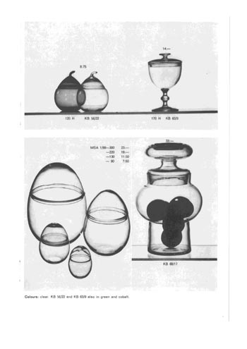 Gullaskruf 1972 Swedish Glass Catalogue, Page 17