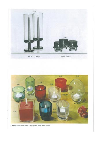 Gullaskruf 1972 Swedish Glass Catalogue, Page 19