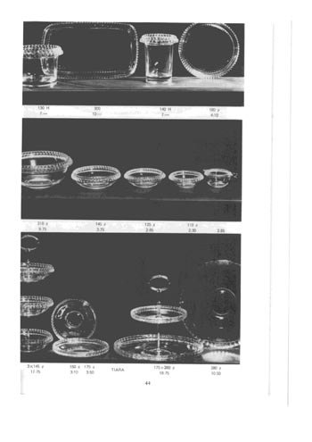 Gullaskruf 1972 Swedish Glass Catalogue, Page 44