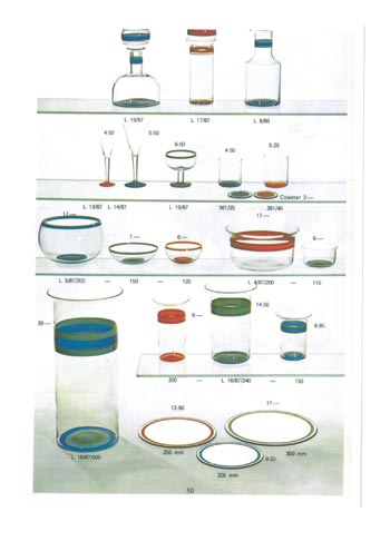 Gullaskruf 1972 Swedish Glass Catalogue, Page 50