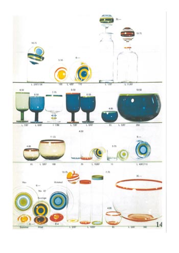 Gullaskruf 1972 Swedish Glass Catalogue, Page 51