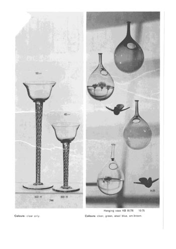 Gullaskruf 1973 Swedish Glass Catalogue, Page 10