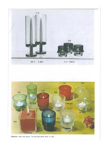 Gullaskruf 1973 Swedish Glass Catalogue, Page 19