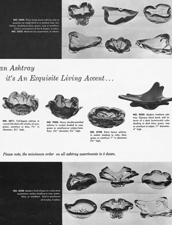 Jordan's Importing Company (JICO) 1958 Murano Glass Catalogue, Page 7