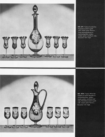 Jordan's Importing Company (JICO) 1958 Murano Glass Catalogue, Page 12