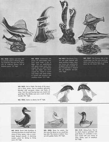 Jordan's Importing Company (JICO) 1958 Murano Glass Catalogue, Page 17