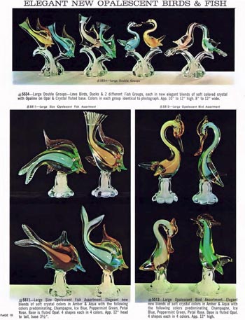 Jordan's Importing Company (JICO) 1967 Murano Glass Catalogue, Page 10