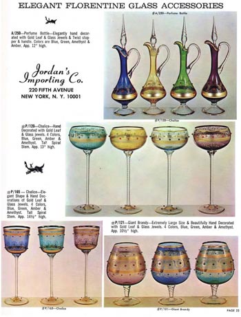 Jordan's Importing Company (JICO) 1967 Murano Glass Catalogue, Page 23