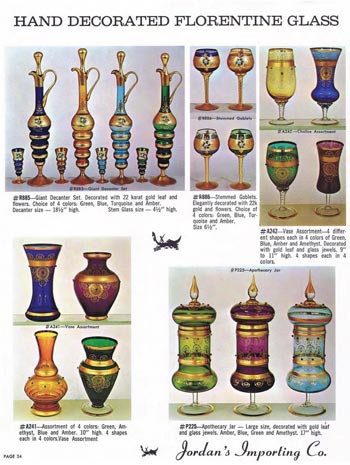 Jordan's Importing Company (JICO) 1967 Murano Glass Catalogue, Page 24