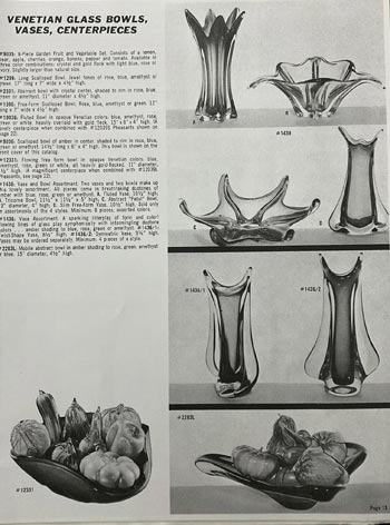 Jordan's Importing Company (JICO) Murano Glass Catalogue, Page 15