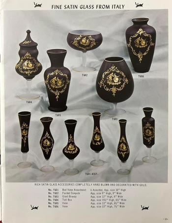 Jordan's Importing Company (JICO) Murano Glass Catalogue, Page 2
