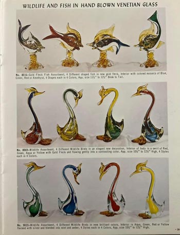 Jordan's Importing Company (JICO) Murano Glass Catalogue, Page 16