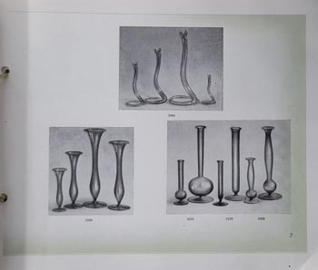Jostra (Joseph Traut) 1956 German Glass Catalogue, Page 7