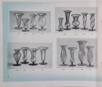 Jostra (Joseph Traut) 1956 German Glass Catalogue, Page 8