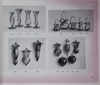 Jostra (Joseph Traut) 1956 German Glass Catalogue, Page 13