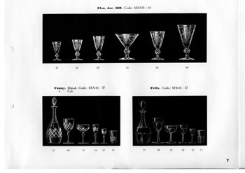 Kosta 1933 Swedish Glass Catalogue, Page 7