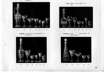 Kosta 1933 Swedish Glass Catalogue, Page 15