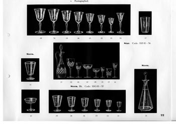 Kosta 1933 Swedish Glass Catalogue, Page 22