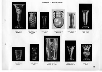 Kosta 1933 Swedish Glass Catalogue, Page 31