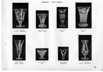 Kosta 1933 Swedish Glass Catalogue, Page 32