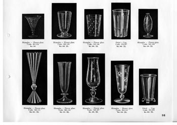 Kosta 1933 Swedish Glass Catalogue, Page 34