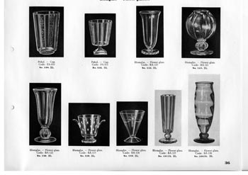 Kosta 1933 Swedish Glass Catalogue, Page 36