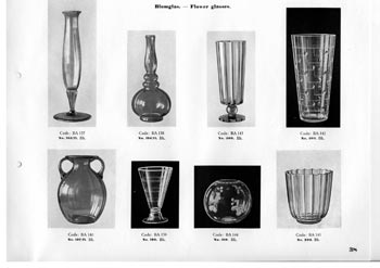 Kosta 1933 Swedish Glass Catalogue, Page 38