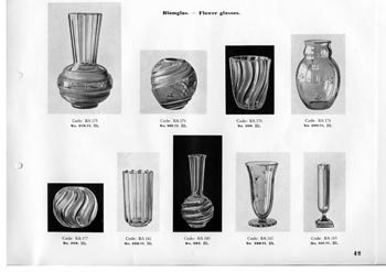 Kosta 1933 Swedish Glass Catalogue, Page 42