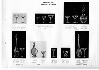 Kosta 1933 Swedish Glass Catalogue, Page 47