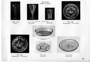 Kosta 1933 Swedish Glass Catalogue, Page 50