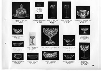 Kosta 1933 Swedish Glass Catalogue, Page 53