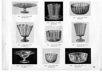 Kosta 1933 Swedish Glass Catalogue, Page 58