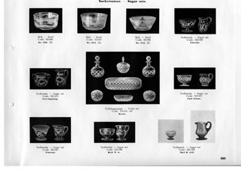 Kosta 1933 Swedish Glass Catalogue, Page 60