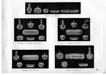 Kosta 1933 Swedish Glass Catalogue, Page 61